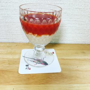 トマトジュースの甘酒カクテル